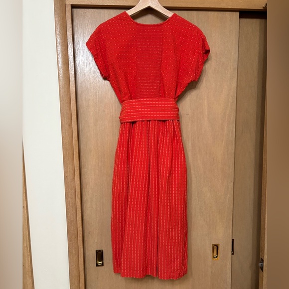 Ace & Jig Luna Dress in Sriracha S - Picture 3 of 6